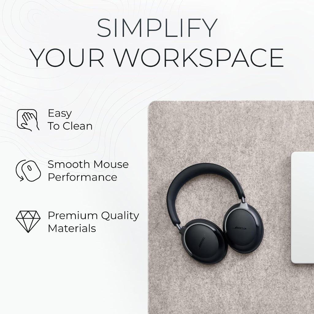 Premium Felt Desk Mat - Stone Oat